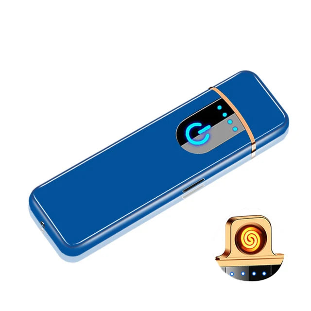 Mini-Elektrofeuerzeug, USB wiederaufladbar, Dual Arc, winddicht, Küchenfeuerzeug, Plasma-Rauch-Zubehör, Weihnachten, Halloween-Geschenk, Neu