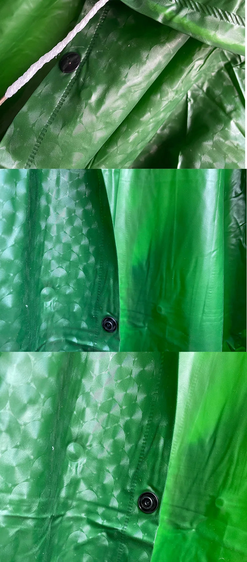 Verdickter PVC-Einweg-Arbeitsplatz-Kuhsehnen-Overall, Regenmantel für Erwachsene, großer Mantel in vielen Farben, wasserdicht, modern, einfach, S...