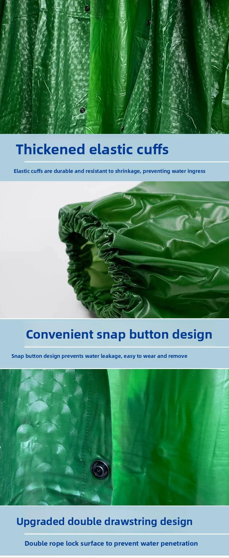 Verdickter PVC-Einweg-Arbeitsplatz-Kuhsehnen-Overall, Regenmantel für Erwachsene, großer Mantel in vielen Farben, wasserdicht, modern, einfach, S...