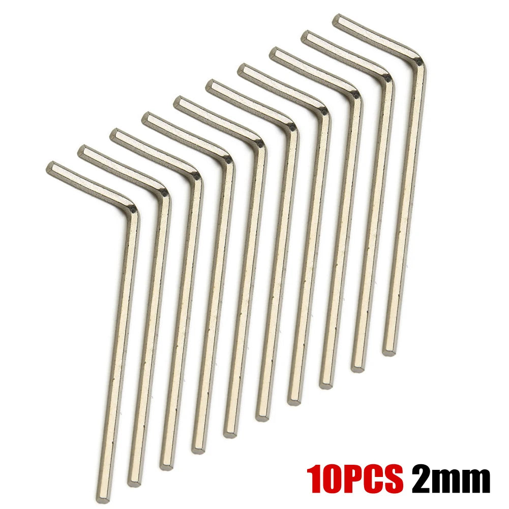 10 stücke L-Typ Inbusschlüssel Sechskantschlüssel Schlüssel Schlüssel Stahl Tragbare Set 1,5mm/2mm/2,5mm/3mm/6mm Hand Werkzeuge
