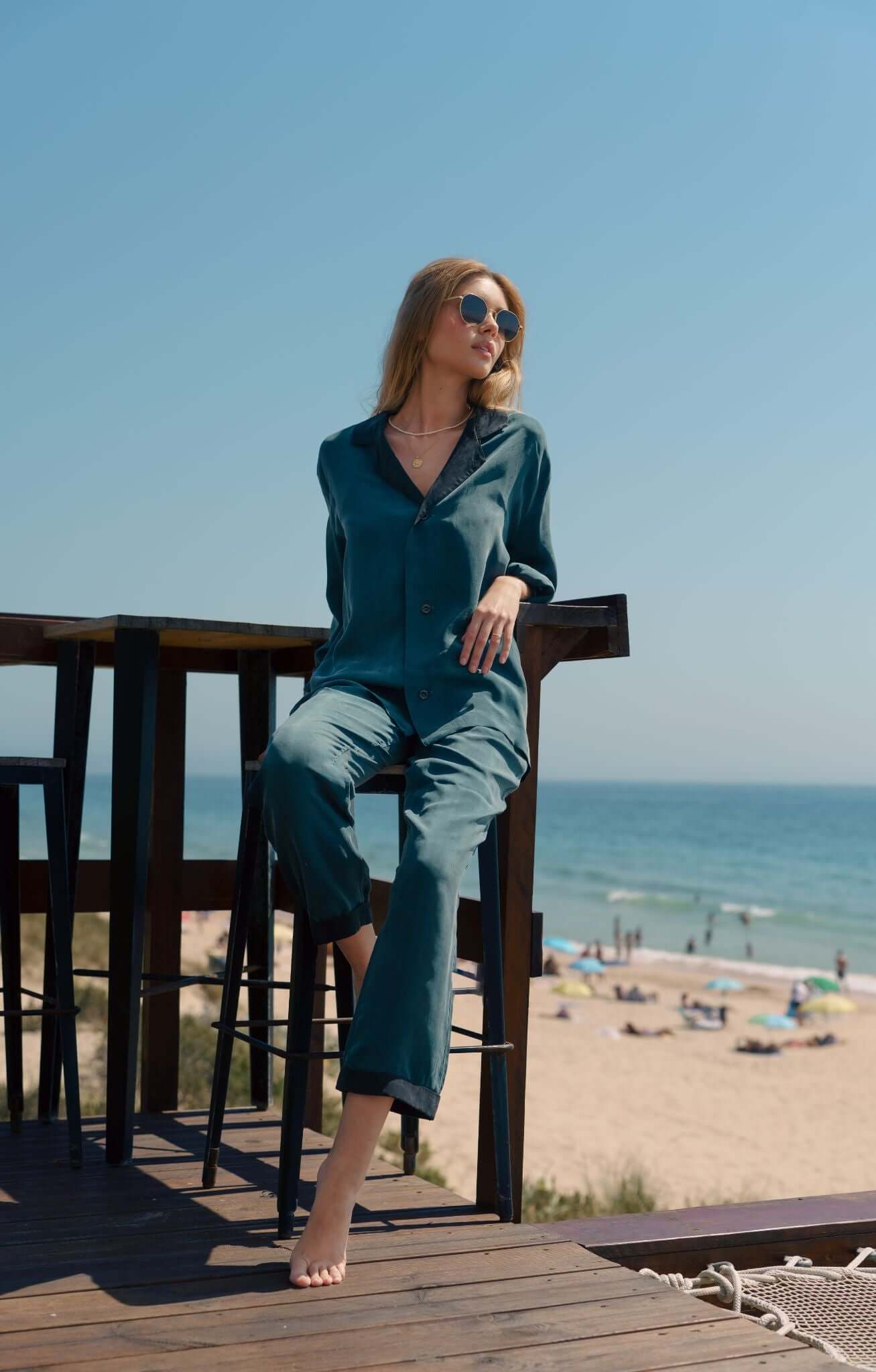 Cupro Pajamas Made in Italy - Stylish & Sustainable Comfort